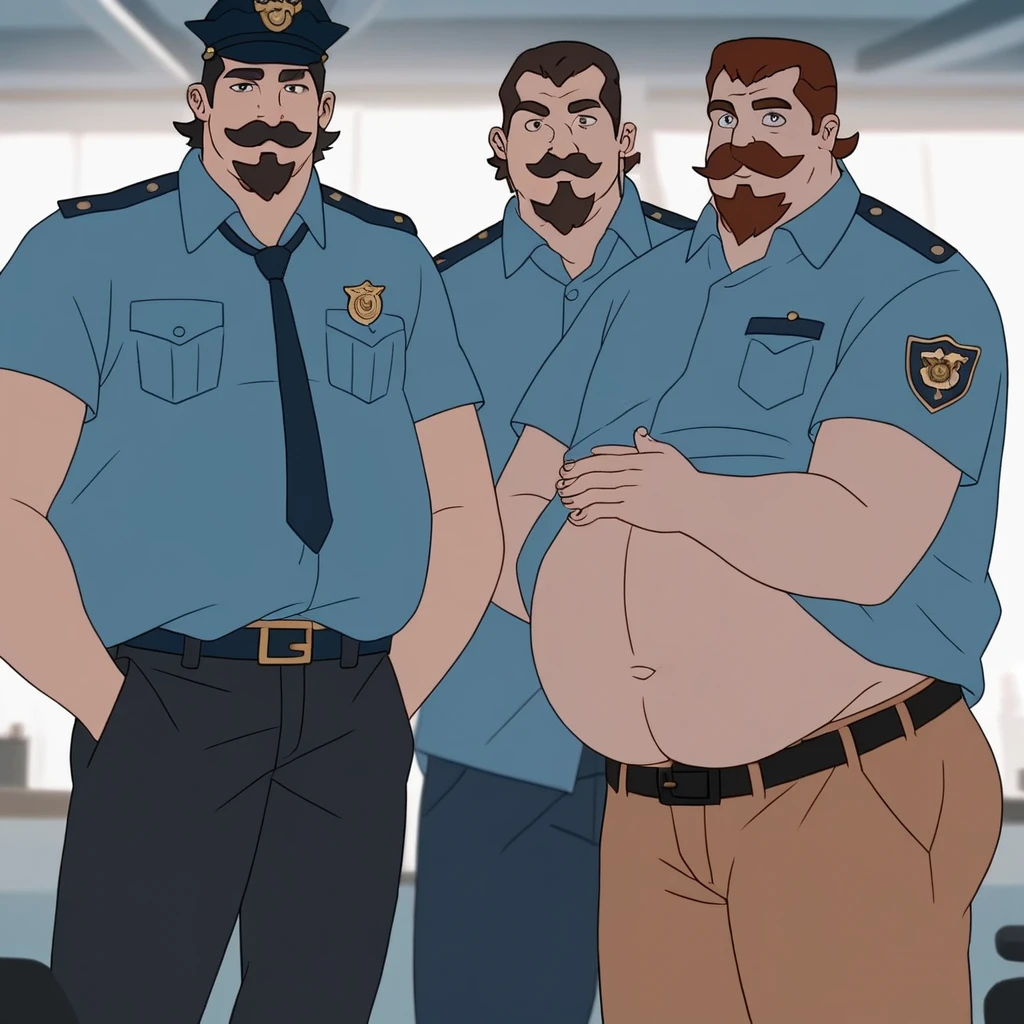 Mature men in their 40s., with sexy features, police, in police station, sitting in a high chair, sitting in baby chairs, con honeycombes, uasando honeycombes, being fed, eating, honeycomb, baby chair, while, humiliated, humiliating, joke, despair, distress, 8k, police, police station, humiliation, humiliation, humiliating feeling, sexy, pretty, REALITY