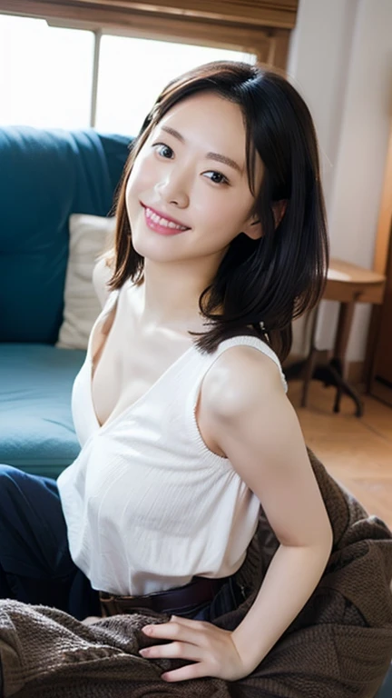 girl、A slight smil、NSFW、