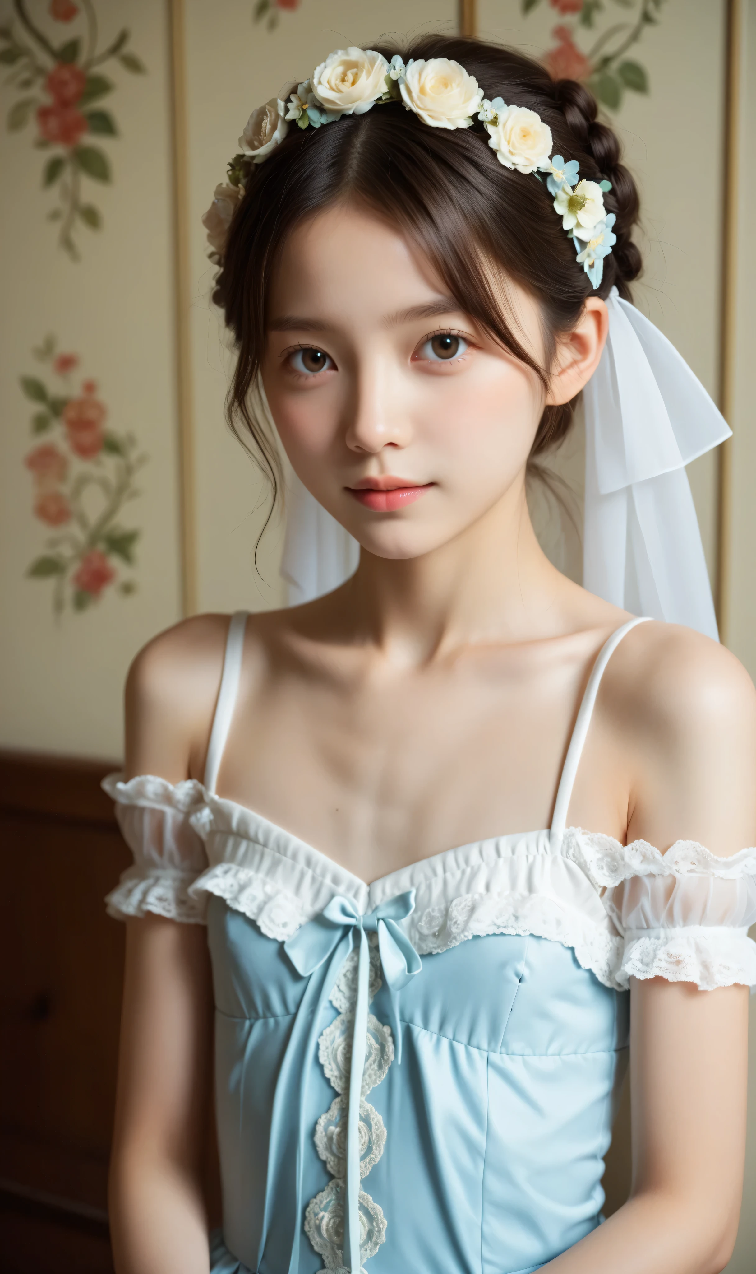 公式Art, Unity 8k Wallpaper,4K,16 kg, details, beautiful , beautiful , masterpiece, top quality, atmosphere, mystery, romanticism, creepy, literature, Art, Fashion, Victorian , Decorations, complicated, ironwork, , meditation, deep emotion , Supernatural , 1 girl, white skin, underwater white shoulder ,Narrow Shoulders,Thin Arms,bungs, flat chest,skinny ,slender,short,slender body,younger,かわいいyounger女の子,Narrow Shoulders, realistic, Japanese