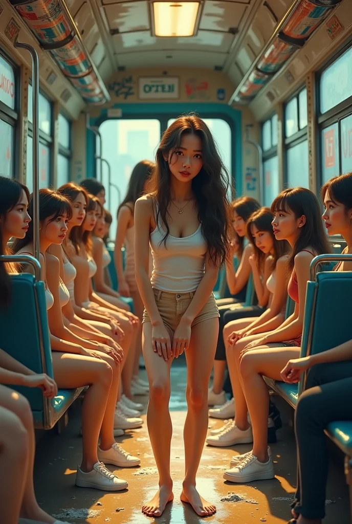 3 scared girls sitting on their knees in a crowded subway age 6 years 8 years and 12 years, beautiful and cute, de 6 anos NFSW cabelos grandes até a cintura olha inocente chorando boca aberta visualizar o espectador roupa de escola molhada blusa branca seios achatados pequenos mamilos a mostra blusa rasgada através da blusa mini saia mochila no chão, de 8 anos NFSW cabelos Bob com tranças mini blusa Blanca molha justa seios médios mostrar a través da blusa mamilos através da blusa inpinados cor rosa micro saia justa látex, 12 years old bob hair short red dress short tight huge breasts neglect of pink nipples ultra tight latex dress super short sad look received bukkake. Careless pink nipples showing, bukkake extremo, sem NFSW, (NFSW) bukkake 