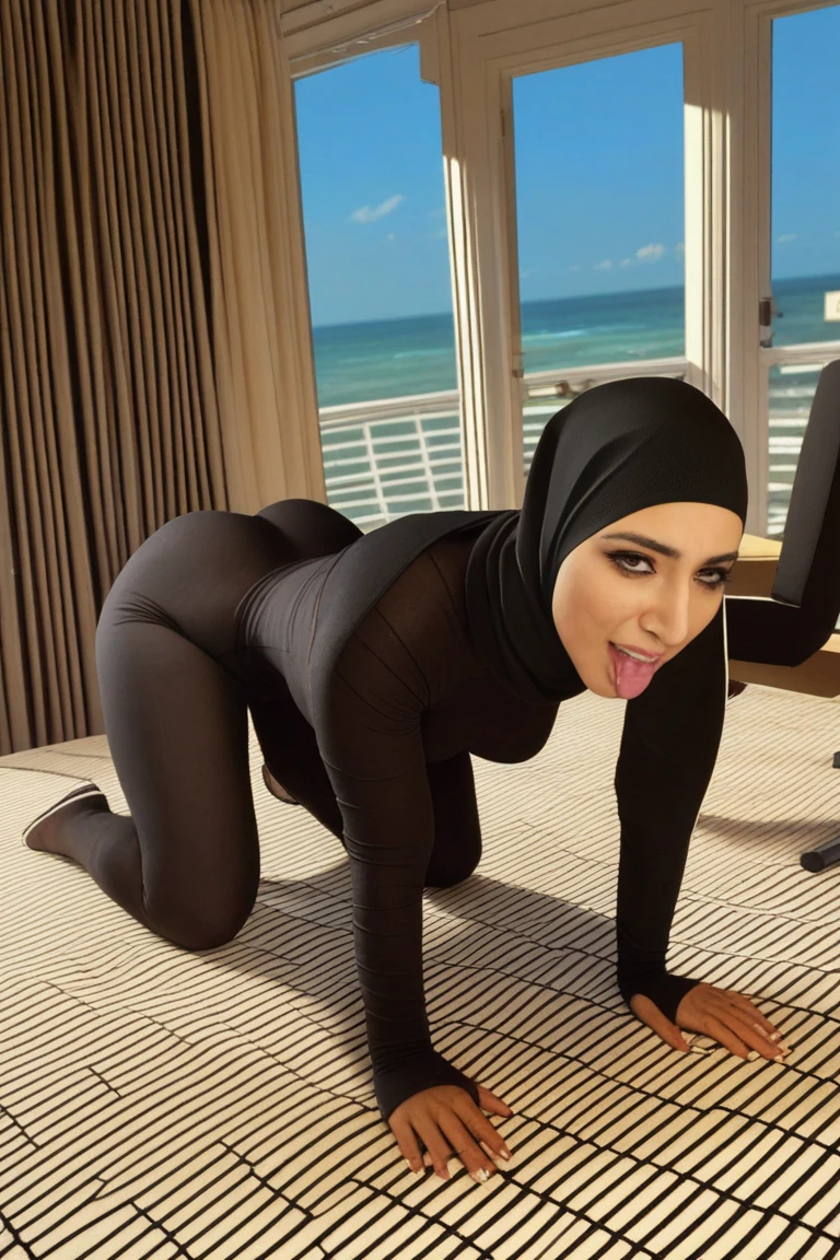 ((a exceptionally beautiful 34 years old hijab muslim mom)), ((mature)),

1girl, ((bigger and longer veiny penis:1.3)), hetero, 1boy, fellatio, oral, (a hijab),(a wedding veils), red lips,long sleeves sport top,long leggings, 

((from high angle shot)),  (((seen from straight above:1.3))), (From a male point of view), solo focus, pov, (looking at viewer)

in an empty classroom

Skin texture, ultra high res, RAW, instagram LUT, masterpiece, best quality, ultra-detailed, ultra high resolution, RAW, 4k,