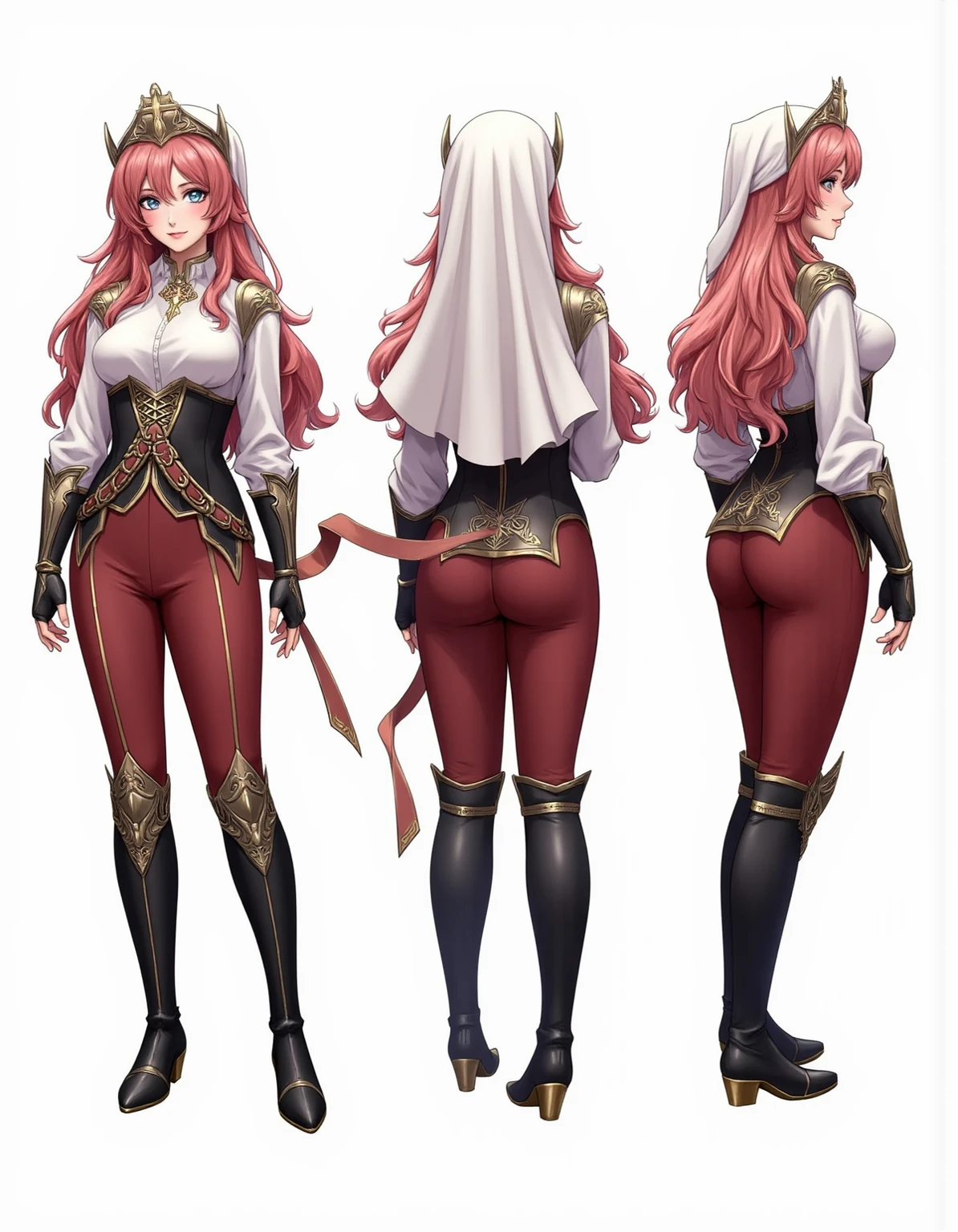 3D, Female original character action reference sheet adoptable, Full body, Huge legs, Huge Breasts, action pose, highly detailed Beautiful face,
