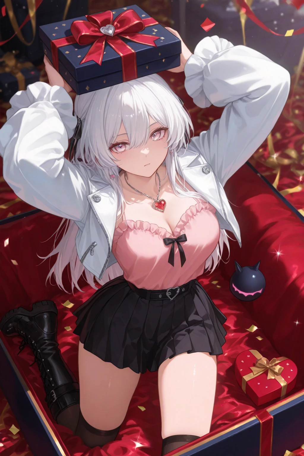 NSFW,masterpiece,Highest quality,High resolution,Super detailed,Shishirabotan\(Hololive\),Double Odango、flower、Side Lock、Lion's tail、White kimono、Off the shoulder、fur ornament、Black Hakama、Short skirt,Bad smile,blush,(In heat),(I feel),Prostitute,(Red light district),Japanese-style room,Sexy pose,(Seduce),Lying on your back,Leg spread,heart,High quality open crotch panties,(Squirting),(Middle-aged men),(Having sex),Insert the penis,Creampie