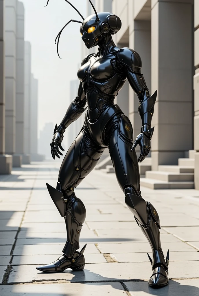 ant、Upright、SF、Futuristic Design、sharp、posing like、