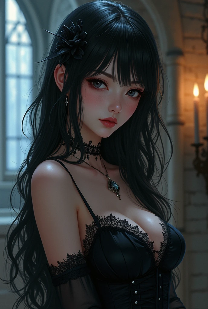 Woman 21 years old Arafed completely , big neckline , fille sexy aux yeux bleus, ultra realistic, Meticulously detailed, Portrait de Sophie Mudd, cheveux bruns et grands yeux, selfie d&#39;une jeune femme, marche dans la rue, violette myers, sans maquillage, maquillage naturel, regarder directement la caméra, Visage avec Artgram, Maquillage subtil, Great photo of the whole body kneeling on the bed, dans la chambre, Medium to large bust