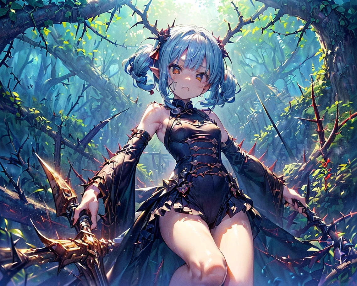 Water Dragon,Sea Dragon,battle,Wizard,Waterfront,Wizardの杖,Witch Hat,Off the shoulder,Wizardのコート,Black knee socks,Knee-high boots,Cast a spell,
pigtails,long hair,Side Ponytail,
dark blue school swimsuit,
soaked,cute girl,Emerald green eyes, light purple hair,
sea monster,Deep in the cave,Dungeons,Underground cemetery,Cave,underground lake,Stalactites,stalagmites,darkness,The void,
high quality,最high quality,Complete limbs,Ultra-high resolution,Perfect limbs,glowify,