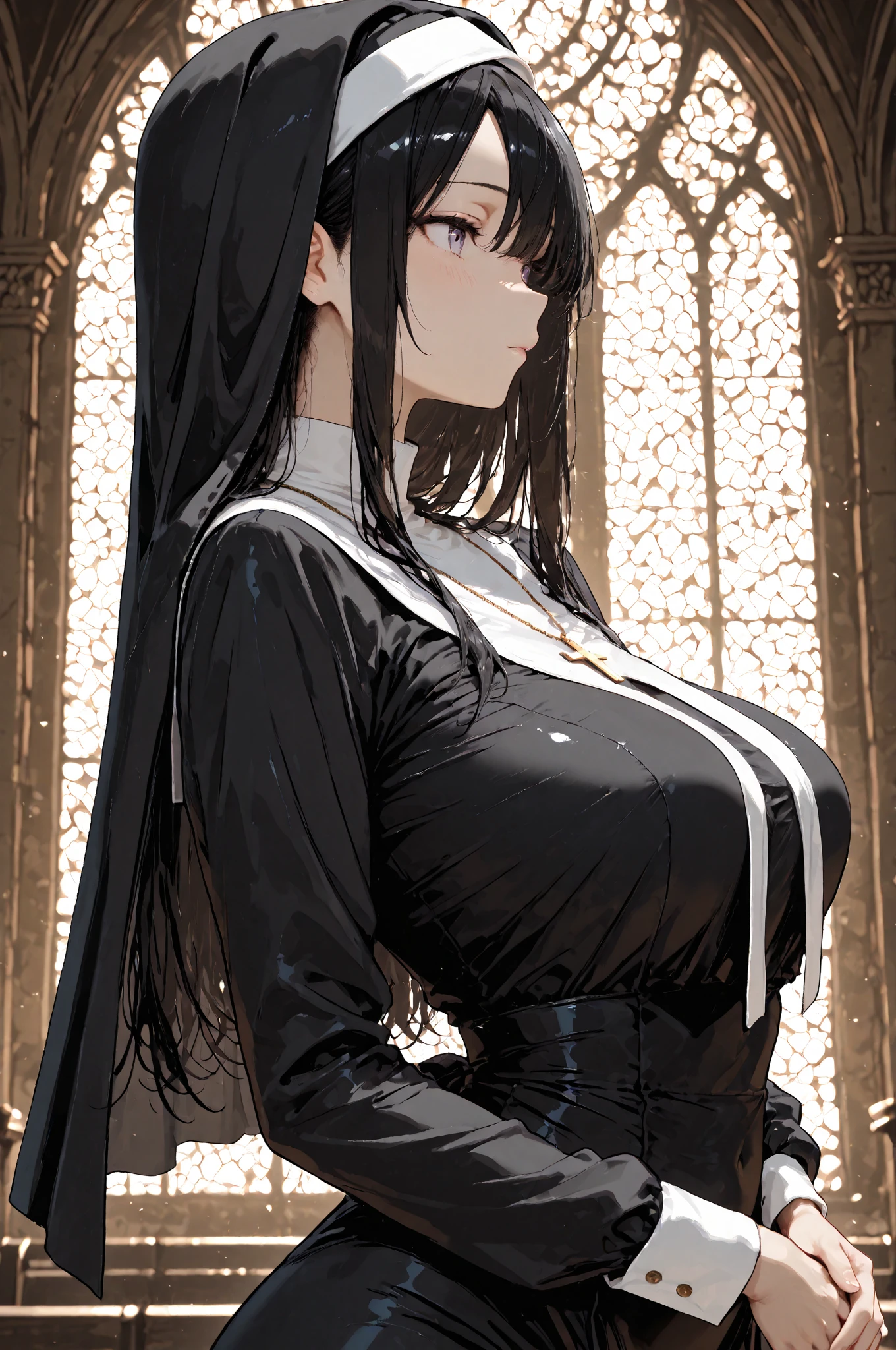 (isade), (1 girl),(Mature body woman), (pretty: 1.5), (super hot: 1.5), (dark skin: 2.0), (long dark purple hair and dark purple eyes), (And super gigantic breasts: 1.5), (Height 1.20), (beautiful young woman), (super beautiful 18 year old teenager), (wearing), +, (\a tight bodice that barely contained her gigantic breasts, while her short skirt exposed her toned legs)/