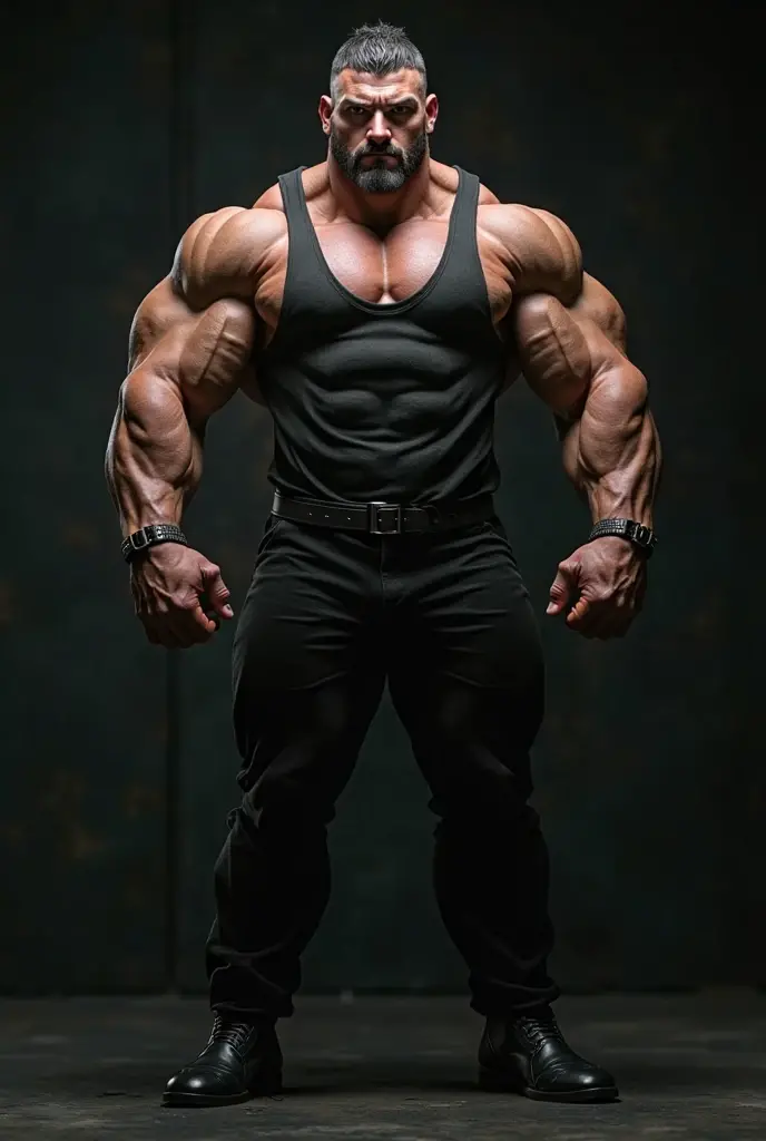 Man in gym , 20 years old, Looking forward, Big muscles, Abs, Very strong, Realistic, Masterpiece, Best quality , High detailed