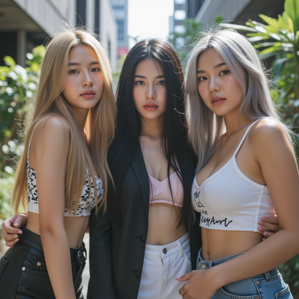 there are four women posing for a picture together in white dresses, posing together in bra, promotional photoshoot, womanhood”, promotional photo, photo shoot, photo from a promo shoot, photoshoot for skincare brand, promo shoot, asian women, promotional shot, latinas, beautiful women, photo still, beautiful girls, photoshoot, in white clothes, promotional picture, portrait shot