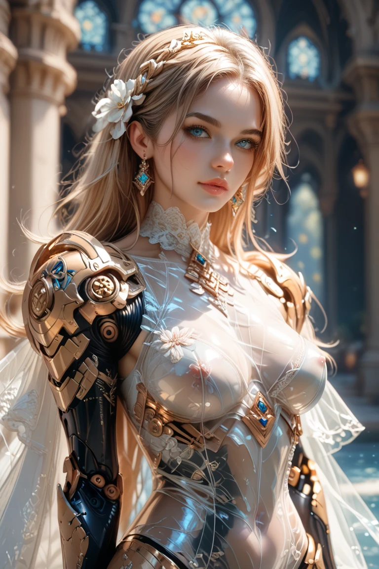 (One Knight Girl)、top-quality、​masterpiece、超A high resolution、(Photorealsitic:1.4)、Raw photo、女の子1人、（Wear detailed Dark Knight armor）、(((heavy breasts))),glowy skin、(Random hair),(((Detailed Micro Bikini Armor with beautiful swords and shieldystical expression))),(((Have a gorgeous and long magic wand))),（Gorgeous gold metal body）、(Fight goblins、ogre、Fierce battle with orcighting strong enemieight fiercely、(Background of decaying dungeon ruins)、（Ultimate Beauty）、（Detailed knight's helmet）、(Fighting Demonic Beasts)、()、((super realistic details))、portlarong giant demon beast background),globalillumination、Shadow、octan render、8K、ultrasharp、Colossal 、Raw skin  exposed in cleavage、metals、Details of complex ornaments、Japan details、highly intricate detail、Realistic light、(Mystical expression),CGSoation Trends、Red Eyes、radiant eyeacing the camera)、Small LED、Toostock、（Background of the mutation）、（Attack of the Monster Beasts）、Ultimate Beauty、beautiful female knight、Wear colorful armor、Detailed sword、（Wearing legendary armor）、look at view, deep looking, (((((gigantic breast))))), hyper breast:1.5, empty hand, (((hands on back))), hold and raise a sword, whole body :1.5