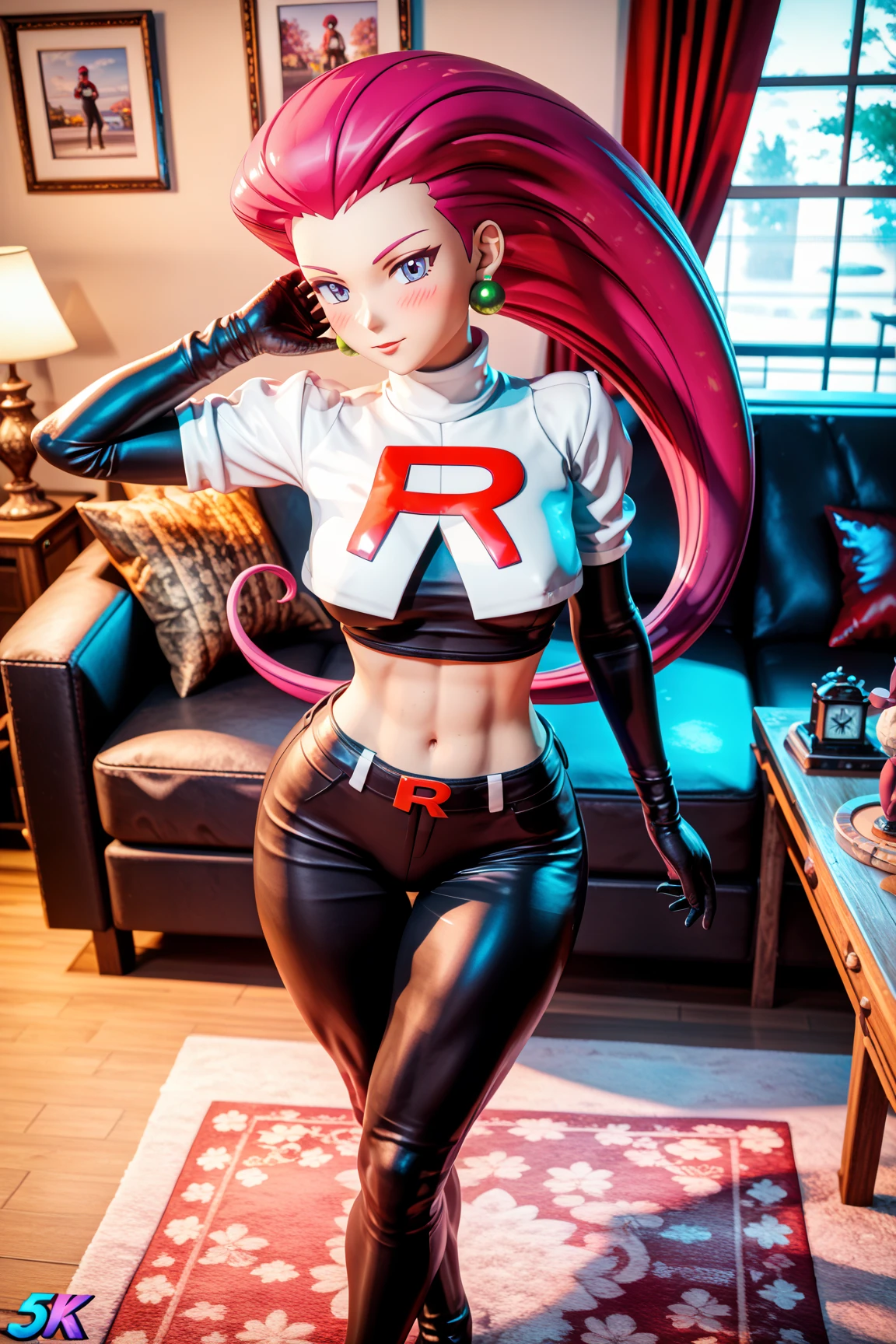Jessie de pokemon in diminuta underwear