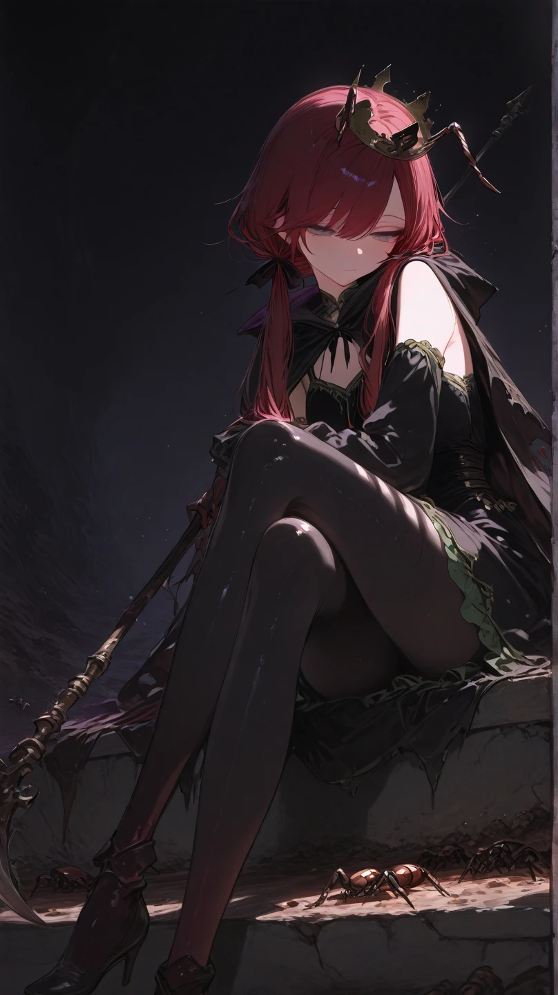 ((1 mulher em armadura medieval)),((com tatuagens tribais por todo o corpo)),((Seios enormes, buceta nua)),((em uma floresta)),((olhar sujo, cara envergonhada)) ,((very long red pubic hair with braid)),((cabelo ruivo com sexo, com um olho fechado, um olho vermelho)),((de frente para o espectador, com as pernas abertas)),((com uma espada nas costas)),
