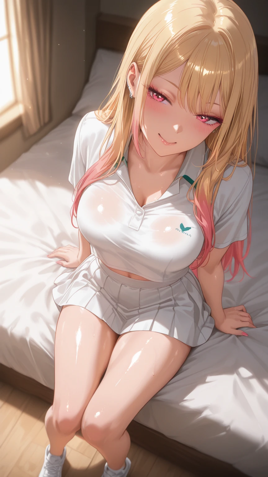 (((POV sex、You can spread your legs、covered in cum)))、(((fullnude)))、((((sexually seducing))))、((a blond))、beautiful Girl、Large beautiful breasts、cleavage of the breast、A slender、オマンコ、cum shots、(((s Office)))