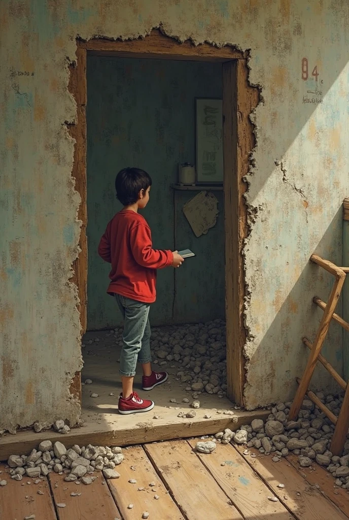 Post-war background（Post-war background） destroyed city（destroyed city） 废墟（废墟） detritos（rubble） bullet holes（bullet holes） Children in need（Children in distress） An expression of despair（An expression of despair） Empty gaze（Empty eyes）（teardrop） loss（loss） The feeling of abandonment（Feeling abandoned） feeling of despair（feeling of despair） Pathos（sorrowful） Desolation（desolated） forlorn（Lonely） gloom（gloomily） Desolation（Sad） Mournful（Sadgy） wretched（wretched） Dejected（Frustrated） despair（be desperate）A group of helpless post-war children