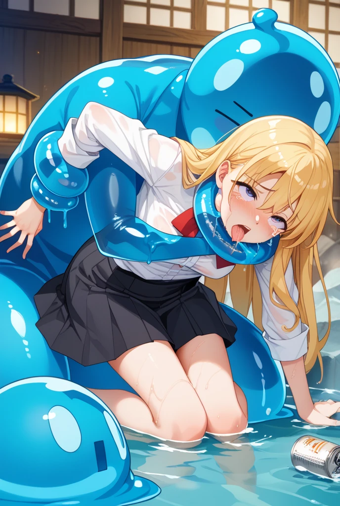 high Quality,ultra high Quality, one garl, One Girl, underwater, In the water, porn comic style, Trick or Treatment (Nightingale) | Cosplay Outfit, Reverse Bunny Suit, reverse bunny suit, fine details, come undone, covered with tentacles, tentacles, some tentacles are touching her, fine details, colorillust, Takeda Hiromitsu style, eyes, rolling eyes, fine details, ichinose asuna Blue Archive, fine details, kemonomimi, pig ears, Pig ear, swelling of stomach uneven, mouth cumflation, tentacles in mouth, tentacles prolapse mouth, bullshit to mouth, Breast bulge uneven, A bulging chest, A bulging belly, very long nipple, Long nipples, Long nipples, nipple to milk excretion, dark nipple, nipple fuck, blowjob face, Hyottoko face, Tongue out, Sticking out tongue, high quality vaginal, vaginal expansion,《cervix prolapse》, cervix prolapse, uterine prolapse, pink color cervix, Pink cervix, bullshit tocervix, personality excretion, Personality Excretion, Spread your legs, Spreading her legs, flattered face with peace signs, Ahegao Double Peace, beat up with stomach and breast, 《doggy style position》, doggy style pose, (dorsal position), dorsal positionで, all the way through, penetrate , 触手penetrate, Poop from the mouth, Poop from the mouthが出ている, anal slime excretion,Leaking poop, Large amount of liquid(brown)Leaking poop, bullshit, Ugly, Uglyな顔