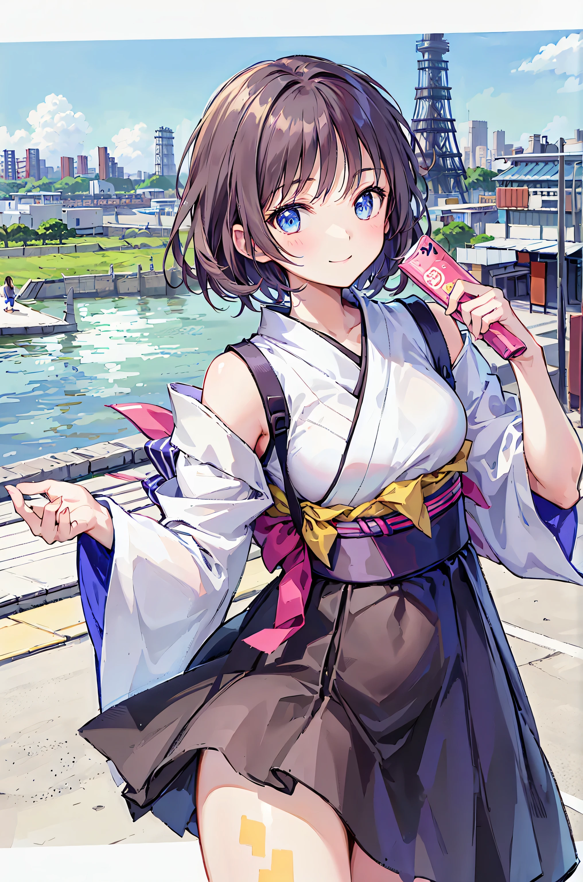 masterpiece,highres, <lora:izuna:1>,animal_ears, tail, 1girl, fishnet_legwear, fishnets, scarf, ninja, animal_ears, pink_scarf, clothes_lift, skirt_lift, solo, japanese_clothes, floral_print, open_mouth, blush, mask, black_hair, lifted_by_self, breasts, fang, hair_ornament, sailor_collar, cat_ears, multicolored_hair, smile, thighhighs, halo