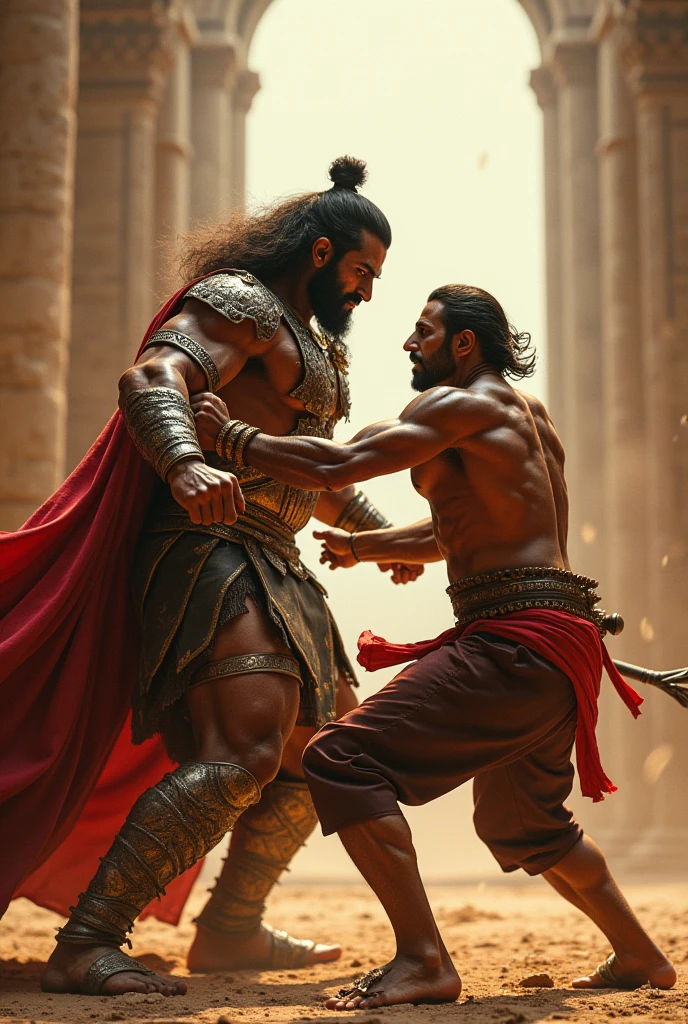 Common man killing a Hindu king