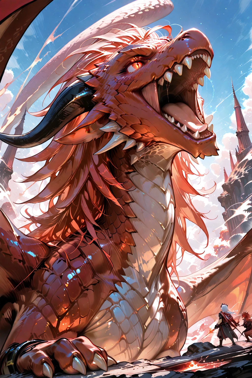 Red smiling Dragon hentai