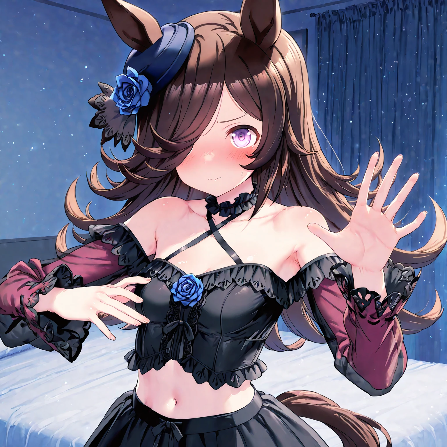 NSFW,masterpiece、the highest quality、close、facial、rice shower\(fool\)、,long hair,,((((perfect limbs)))、alone、Uma Musume、thighs、underboob、(the highest quality、8k、masterpiece、NSFW))、perfectly cute girl、delicate and smooth skin、realistic skin、perfect and beautiful face、perfect and cute face、(subjective perspective、From above見る), Glossy skin、Beautiful waist curvature、masterpiece、the highest quality、High resolution、Liar、、heavy breathing、sexual performance hospitality、single girl、cleavage between breasts、Lightly closed eyes、、I have long hair、open your mouth,(masterpiece)、Super detailed、(high detail skin)、(the highest quality:1.0)、(超High resolution:1.0)、(the highest quality、masterpiece)、((dynamic pose))、the highest quality、masterpiece、ultra hd、thin hips、round chest、((NSFW))、heavy breathing遣い、troubled eyebrows、upward eyebrow star piece、the highest quality、High resolution、alone、white shirt、red ribbon、good,panties、Liar、 disheveled clothes、heavy breathing、sexual symptomasterpiece, highest quality, High resolution, See-through, Zulevura, side tie thong、level, From above, heavy breathing, sexual expression, whole body, despicable, sexual excitement, (leg laceration), excited look、Mitsutake'expression、My cheeks turned red、物憂げにopen your mouth、Drool、cloudy、Bitten mouth、(((keep your legs open、touch crotch)))、climax,sexual treatment,sex slave,(Sweat:1.5),1 male,have sex,Creampie,Gonzo,prostitution婦,prostitution,my body is trembling,sexual excitement,insert dick,sex friend,Ahegao,sex from behind,get down on all fours,face down,Lying,kneel down,heart mark,raise your butt,keeping your mouth shut,teeth grinding,teeth are visible,Droolが垂れている,looking straight ahead,disgust,ranch at night,outdoors