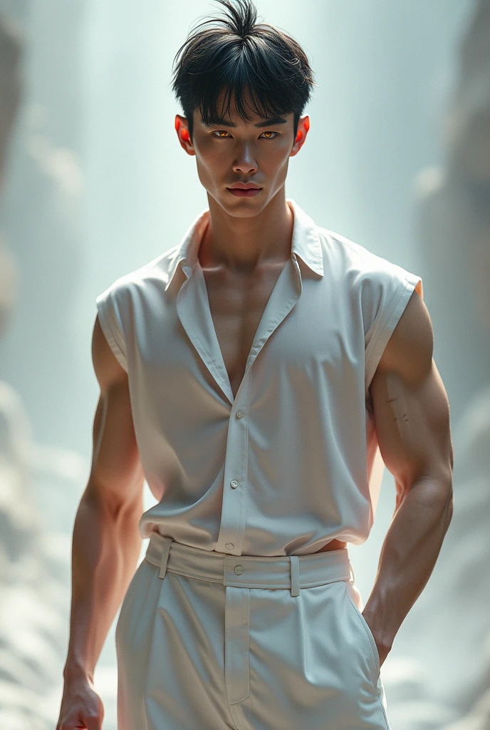 1 man, (male model) hot skin, masterpiece, best quality, most handsome man in the world, by Shen Quan, perfect body, beautiful male model, an attractive man 18-24 years old aesthetic, blossoms in spring, green fields, spring, plains, trees, flowers, blue sky, rough and handsome young man in white transparent robe, white transparent fabric, shirtless jacket shoulders, exposed chest muscles, exposed thighposed transparent white briefs)), (male focus), (smooth body)), smile, super cute, dynamic pose, cool and seductive, dramatic lighting, full body shot, full body shoot, young face, full body, body hairless, skinny tall, fit body, dominant, white or white skin, young face, firm body, hd, natural flesh tone, soft light, highly detailed, looking at the audience, photography, detailed skin, real person, realistic, photorealistic realistic, crazy detail, facial detail, hype maximization, hype surrealism, film, telephoto, lighting complex detail , Highly detailed, Highly detailed, Digital painting, artstation, concept art, smooth, sharp focus, illustration, Unreal Engine 5, 8K, art by Ross Tran and Greg Rutkowski and Alphonse Mucha, UHD, 8k, Show men only .8k Ultra HD, DSLR, dim lighting, high quality, film grain, Fujifilm XT3, male fan, 2-person, two-person model.