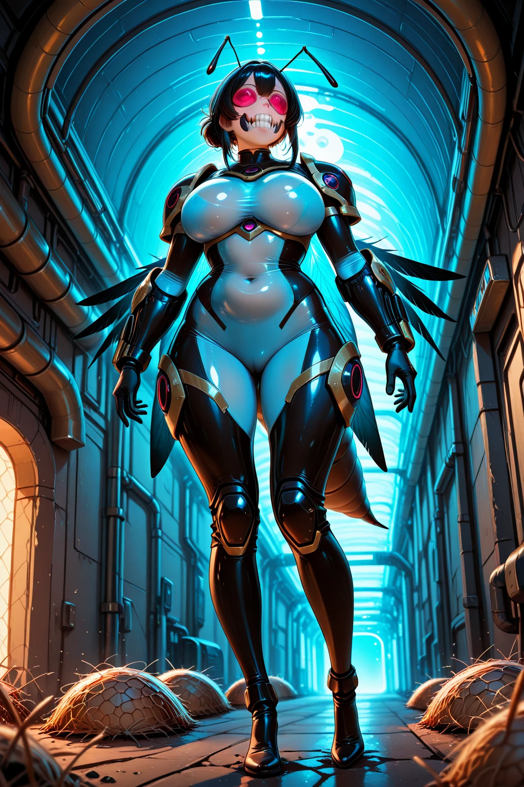 ((masterpiece, Highest quality)), 32K Wallpapers, Very detailed, posters, Vintage science fiction, 1960s,(((space thriller cinematic movie posters))), (Bauhaus), shape,Abstract, Midcentury Modern, movie posters, Vintage, A woman fused with a robot,anime,1970s,Halftone,Speech bubble,Milky Way,(superhero),((portfolio,close)),Cyborg of the Future,Combination of machine and woman,Space,Cyborg Lady,Big Breasts,Erect nipples,nude,Torn Costume,Highest quality,Wet body,Sweat in the cleavage,Sweat from the groin,