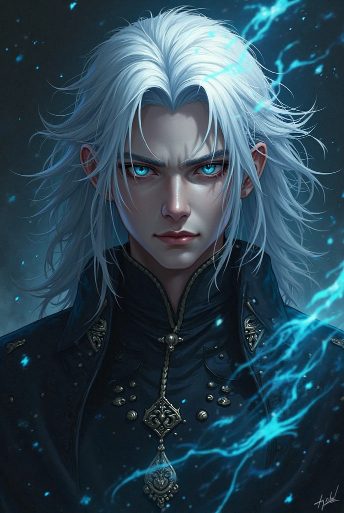 Create an image of Gellert Grindelwald inspired by Johnny Depp's portrayal in the Fantastic Beasts series.
Description:
Appearance: Gellert Grindelwald has a striking and intense presence, similar to Johnny Depp's portrayal.
Hair: White-blonde hair, styled in a distinctive, slicked-back fashion with some strands loose, giving a slightly wild and rebellious look.
Eyes: One eye is bright blue, and the other is a pale, almost silvery-blue, reflecting his unique and intense gaze.
Expression: A confident and intense expression, with a hint of cunning and menace. A slight smirk or a contemplative look would capture his manipulative and strategic mindset.
Facial Features: Sharp, angular features with a chiseled jawline. Include Johnny Depp's recognizable facial characteristics, such as his high cheekbones and slightly sunken eyes.
Clothing: Stylish and elegant wizarding attire, including a long, dark coat, a high-collared shirt, and layered clothing that adds to his imposing and charismatic presence. The outfit should have intricate patterns or magical embellishments that reflect his status and ambition.
Background:
Setting: A dark and grand setting, such as an ancient, enchanted castle or a magical landscape that conveys power and mystery. The background should enhance the sense of his ambition and the magical world he seeks to control.
Atmosphere: The overall atmosphere should be darkly enchanting, with a mix of elegance and danger. Use dramatic lighting to highlight his features and add depth to the scene.
Additional Elements (Optional):
Include subtle magical effects, such as a glowing wand, floating magical symbols, or dark, swirling energies around him.
Use a color palette that conveys both charisma and menace, with rich tones and dramatic contrasts.