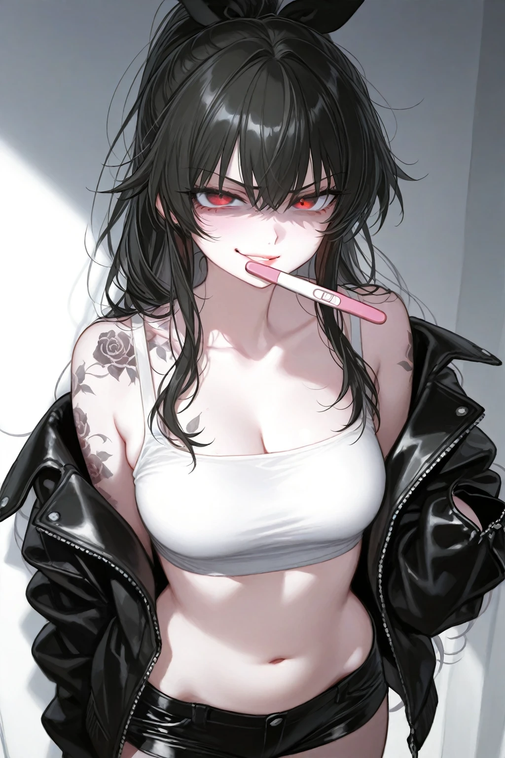 The girl was tied up in a large prison,Scars all over the body,The whole body is naked