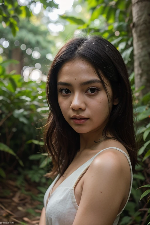 （（（（（（All Nude））））））（（（（（（（（Nipples、pubic hair））））））））1girl in,Very beautiful 16 year old Japan woman、beautidful eyes、cleavage of the breast、the wind、cloudy ash sky、Severe thunder and rainstorms、Body like a model、JumpHigh-level image quality、Top image quality、Looking at the camera、Focus on the eyealdives、shores、I found a cave in the jungle and went inside.I found a colorful bird