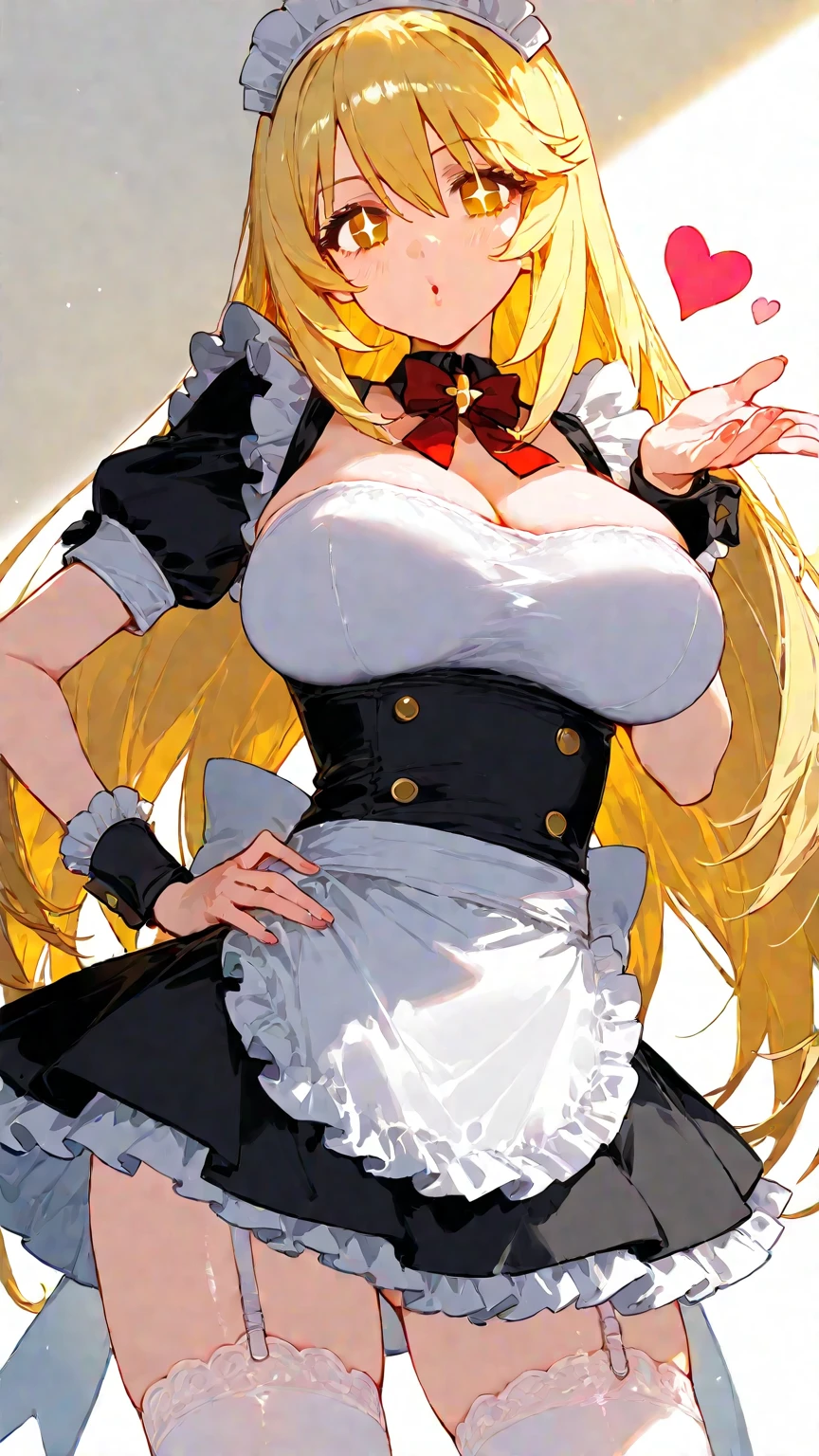 perfect hands, perfect fingers, naked apron, Blonde Hair,Very long hair, Drill hair,twin_exercise,blue_Eye, 1 girl,comics,20 years old,Mature female,beautiful Finger,beautiful 长的 legs,beautiful body,beautiful Nose,beautiful character design, perfect Eye, perfect Face, Looking at the audience, Official Art,Extremely detailed CG unity 8k wallpaper, Perfect lighting,rich and colorful, bright_front_Face_light, (masterpiece:1.0),(the best_quality:1.0), 超high resolution,4K,Extremely detailed, photography, 8K, HDR, high resolution, absurd:1.2, Kodak Portra 400, Film Grain, Blurred background, Bokeh:1.2, lens flare, (Energetic_color:1.2) (beautiful_Face:1.5),(narrow_waist), slim body, smile, happy, full body, naked apron