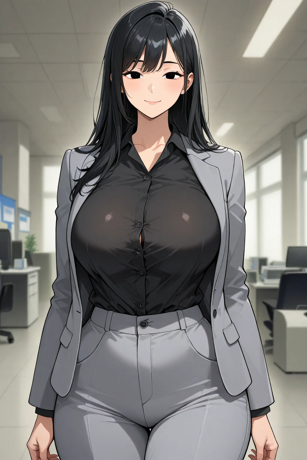 black-hair,bainded-hair,Braided Hair、long-hair,red-eyes,big-breast,business-suit,black-business-suit,black-pantyhose,mini-skirt,23 years old,older sister、Ultra-high resolution、Ultra HD,Braided Hair、red-tie,standing,milf,wife,huge-nipple,dark-makeup,dark-huge-nipple,dark-nipple