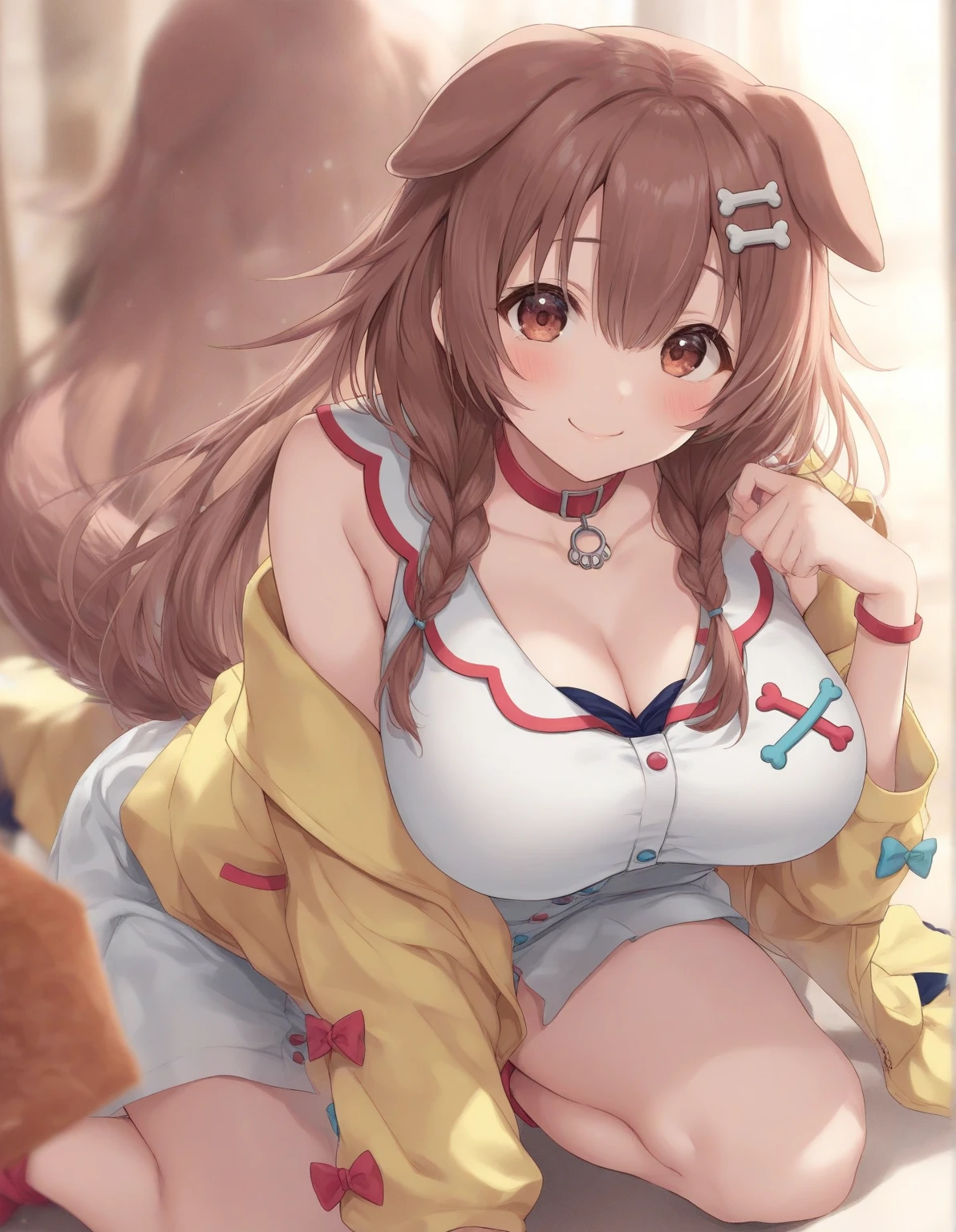 (((masterpiece))), (((High resolution)))、(((8K quality)))、(((Perfect Face)))、Looking into the camera, ((Highest qualityの目)), (Detailed face), (Detailed Texture), ((Big Breasts:1.5)), ((Sexy Underwear:1.3)),Dutch Angle, Angle from below, ((Smooth texture:0.75, Realistic texture:0.65, Realistic:1.1, Anime CG style)), (Highest quality, masterpiece, Best details) Fashion photo of cute astronaut girl with long iris eyes , Sailor Warrior Uniforms, Sailor Venus, aino minako, (((masterpiece))), (((High resolution)))、(((8K quality)))、(((Perfect Face)))、Looking into the camera, ((Highest qualityの目)), (Detailed face), (Detailed Texture), ((Big Breasts:1.5)),Dutch Angle, Angle from below, alone, Blonde, Magical girl, blue eyes, Orange Skirt, - Elbow hand pockets, tiara, Pleated skirt, Hair Ribbon, ((Orange sailor collar:1.3)), mini skirt, choker, Red Bow, orange choker, White gloves, Very long hair, jewelry, Earrings, (Night view:1.3)), ((Stars in the Sky:1.3)), Venus, Fantasy, ((Spread your legs:1.3)), ((spread pussy:1.3)), Sitting, ((Raise your knees:1.3)), ((Showing nipples:1.5))