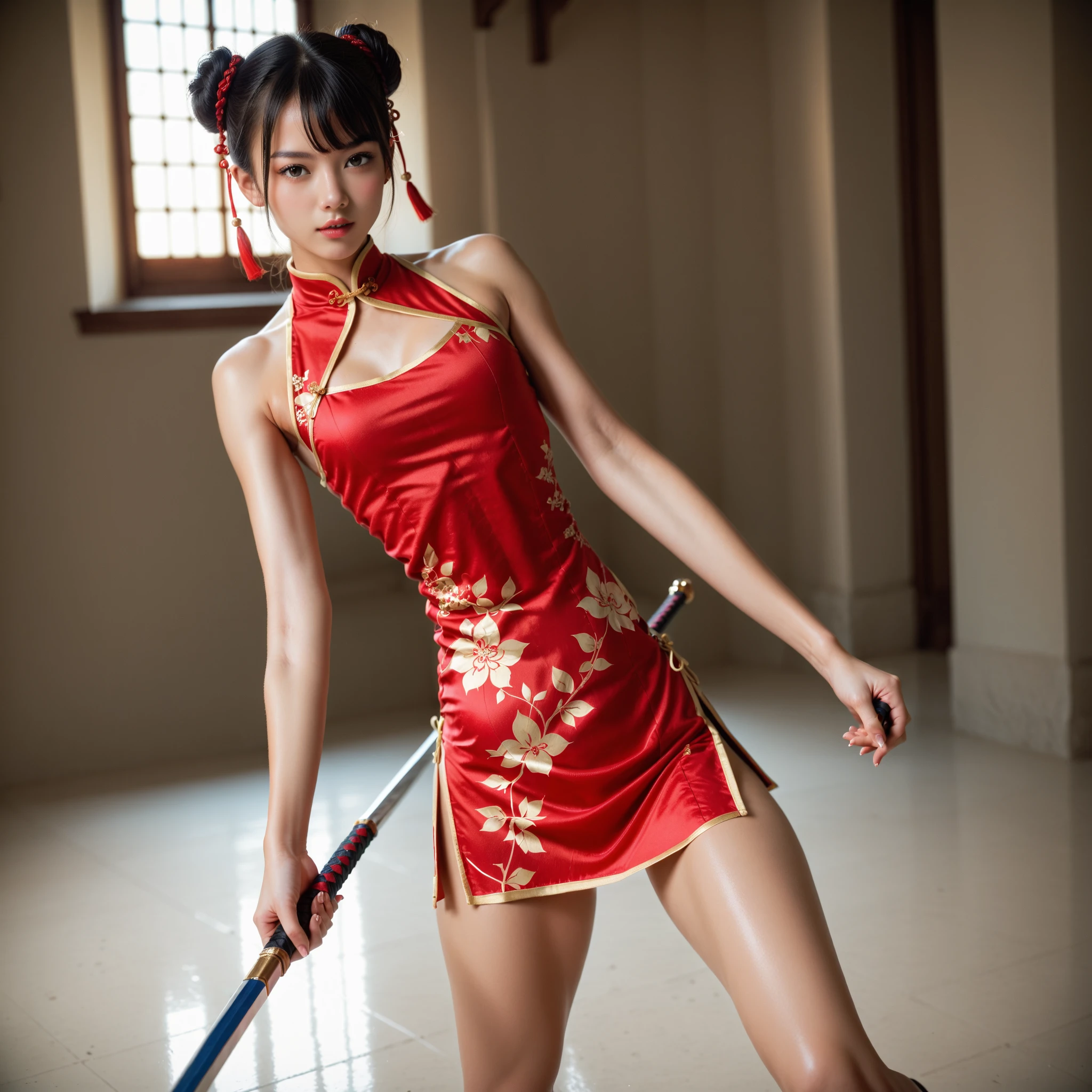 Game art,Best image quality,Highest resolution,8K,(A half-length photo),(portrait),(Head close-up),(rule of thirds),Unreal Engine 5 rendering works,20 year old girl,((Queen)),Eyes are very detailed,(big breasts),Elegant and noble,cinema lights,Ray tracing,Game CG,((3D Unreal Engine)),OC rendering reflection pattern,4K,Ultra-clear,translucent lace,Fair and plump figure,pretty face,gloss gel coat,身着华贵礼服的Queen,Necklace jewelry,dark blue pupils(Like the eyes of the starry sky),rear view,holding sword in hand,Fingers holding sword,Tattoo designs on body,Very detailed tattoo design