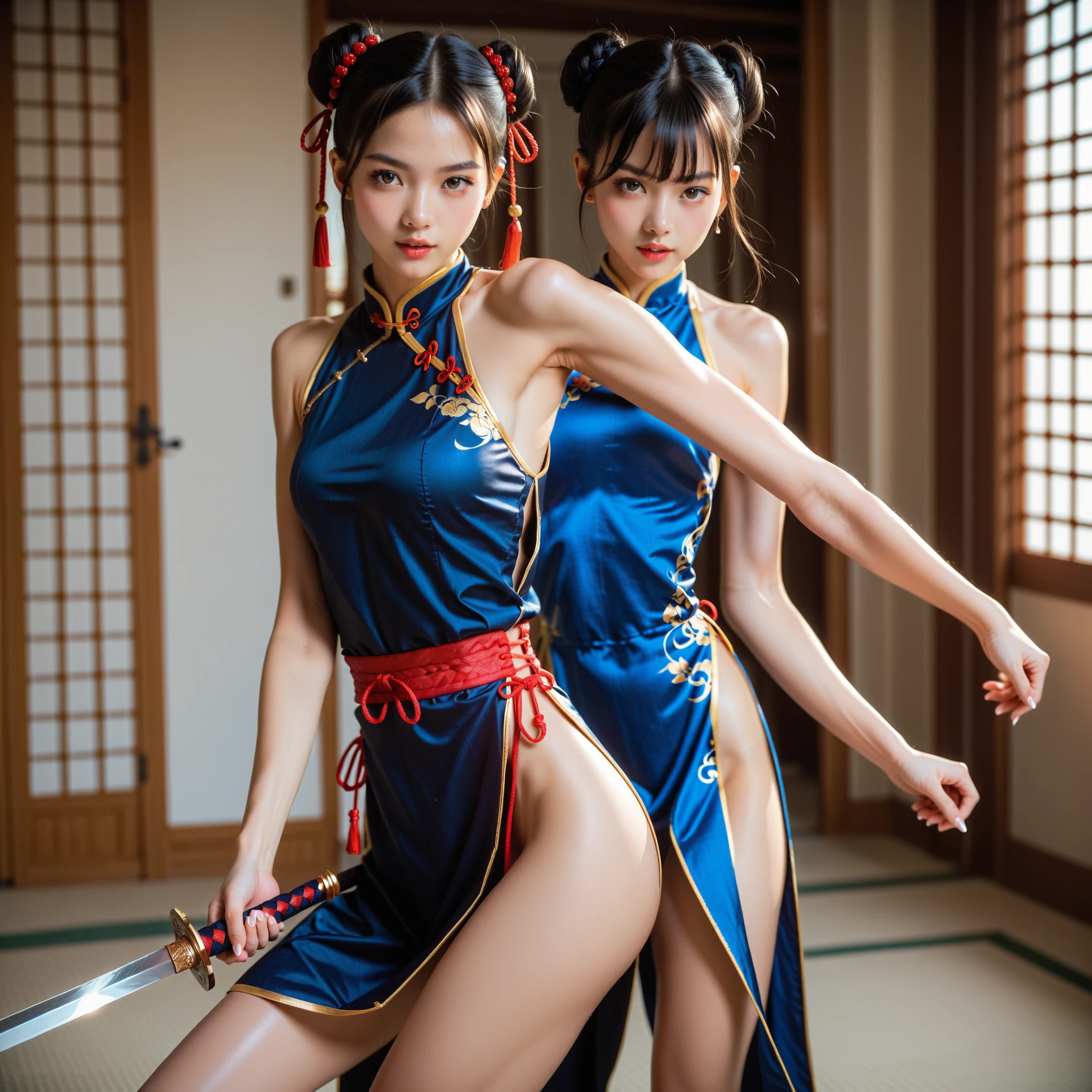 Magazine Cover:1.3、、(2分割photograph:1.3)、(Beautiful 9 year old Japanese female、summer、All are under 90cm tall:2.0、Spread your legs、squat、(Squat:1.3)、Showing off pussy:1.3), Cute face,(8K、Raw photography、Highest quality、masterpiece:1.2),(Black-haired、Curly Hair、ponytail:1.7),View Audience,Viewed from the front,erotic,(Super Sentai Series、She is wearing a red Pretty Cure costume.:1.6)、(Super Sentai Series、She is wearing a blue PreCure costume.:1.6)、Thin chest、Small nipples、Small breasts、(Slim figure:1.3)、Ultra-high resolution,beautiful,beautiful 顔、,(alone, alone、 background:1.9),whole bodyボディー,、(black eye、Japanese women: 1.3),(Photorealistic:1.37)、Photon Mapping,reality、(Baby-faced and cute: 1.3)、(Cute Smile: 1.7)、With a round face、Physically Based Rendering、Depth of field rally background、photograph, (I can see your knees,Thigh close-up、The blue skirt is too short、Spread your legs、Showing off pussy:1.3),whole body、Super quality、(((There are many adult Yakuza men around the girl.:1.5)))、whole body撮影、、Full Body、From below、Put your hands behind your head