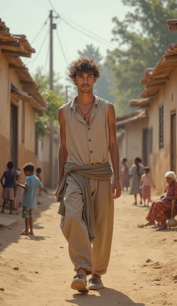 In a village there lived a simple boy named Rama