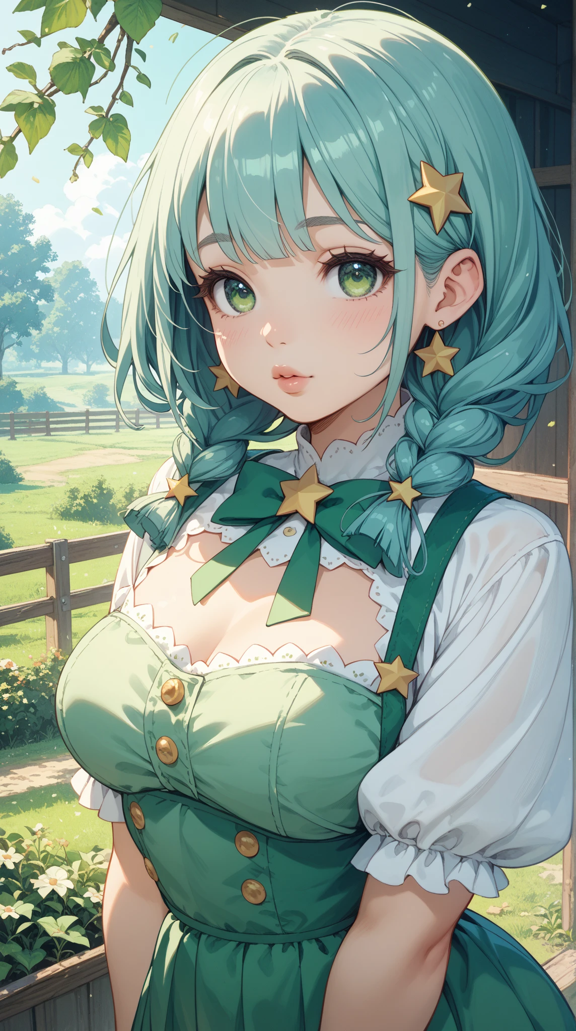 cat girl,((blue hair)),beautiful face,smiling, fit body, big wet breast,wearing blue cat dress, (open mouth:0.4),illustration,detailed textures,ultra-detailed(realistic),portrait style,vivid colors,soft lighting. blue hair cat girl , small girl, one girl, blue cat dress, face on camera, tight shirt, show large chest, dark isekai, shy girl, pitiful face, face forward to camera, bent pose, asking pose, pink cheeks, half body, body on big chain, smile, blue eyes, no nails, pink blushes, lying on grass, very big breast, cleavage, wet breast, leg_up, lot of iron chains, anime girl leans forward, looking at viewer, slave collar necklace seductive anime girl, 8k octae render photo, cushart krenz key art feminine, 8k high quality detailed art, a sexy maid,anime girl laying on the ground with green hair and green eyes, cat girl, seductive anime girl, attractive anime girl, beautiful alluring anime woman, top rated on pixiv, beautiful anime girl, beautiful alluring anime teen, anime goddess, detailed anime artwork, trending on artstation pixiv, sexy girl with green eyes, extremely detailed artgerm, guweiz