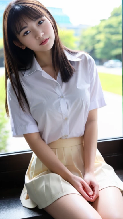 Change into white panties、