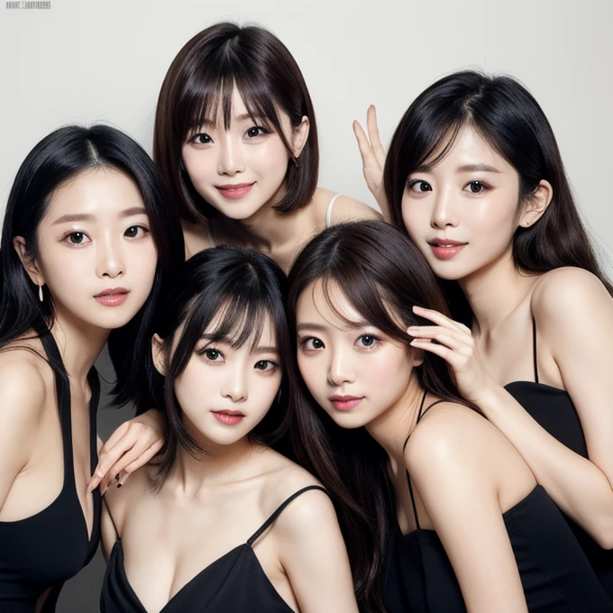 masterpiece, Female 4, dynamic, K-Pop Idols, Promotional Photos, Raise your hand, shout, kiss, Bring your face closer, Downtown, Hustle, Striking eyes, Fine skin, Confident(lol), Bird's-eye view, squint, squint, squint, High resolution, Professional photos, Street Corner, share, pink, See-through bra, String Bikini, Spotlight, Rock singer, Rainbow Hair,, belly button, Straight hair, Put your hands in your pockets, Headphones, Long Hair, tattoo