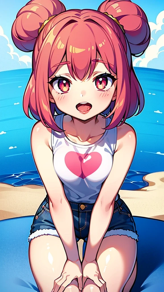 score_9,score_7_up, score_6_up, 1girl, source_cartoon, source_anime,breathtalking Scenery,watercolor,smooth soft skin, natural skin,watercolor, anime screencap,mjm,brs
BREAK
(loli:1.9),(little female child:1.9),(oppai loli:1.5), (large breasts:1.3),(disproportionate breasts:1.5),(loli toddler:1.4),(mini girl:1.3),(4 yo:1.3),(Toddler body:1.4),(muffin top:0.8),(preschooler:1.1),(infant:1.1),(baby face),round face,
BREAK
high ponytail,(reddish purple hair:1.7),highlight on eyes,(purple eyes:1.1),diagonal bangs,(smug face:1.2),doyagao,open mouth, ultra cute face,kawaii,skindantation,oily skin, beautiful eyes, detailed eyes,happy,puffy eyes, smile,
BREAK
(transparent thin over-sized extra long:1.2) t-shirt, short sleeves, (shadows of body:1.3),fullbody under (transparent thin:1.2) over-sized extra big shirt,back light,(bikini:0.8),
BREAK
dynamicpose,sea,wave,island,tropical,dynamicangle,breathtalking background, outdoors,pastelcolor,