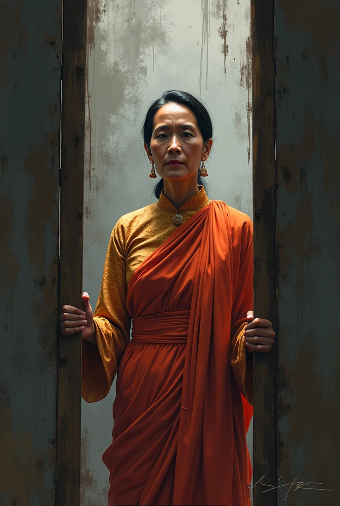 In an ancient village, a Buddhist monk is spotted by a prostitute.