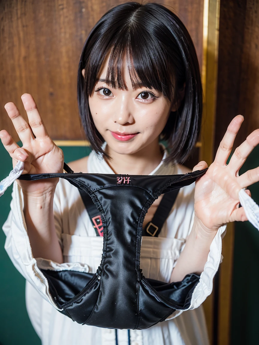 (best quality:1.2), masterpiece, Realistic, Ultra-high resolution,((a beautiful Japanese idol 12 years old woman:1.2)), (Gaunt:1.3), (((Very flat chest:1.4))), ((Baby Face)), (sweaty armpit:1.3), ((Armpits are wet and shiny with sweat)), She has skin that sweats easily Soaking wet, Sweaty, I can see my pores, (An expression that looks like dirt), topless, (rabbit ears, black rabbit ears, fake rabbit ears, pantyhose, black pantyhose, bowtie, wrist cuffs:1.3), black leotard, (torture chamber, prison:1.5) ,
(bdsm, bed ,bondage, bound:1.2), (raise up arms:1.3), (bound arms, bound legs, bound wrists, breast bondage:1.2), (spread legs,frogtie,bound thighs:1.5), (lying, on back:1.5) ,cowboy shot