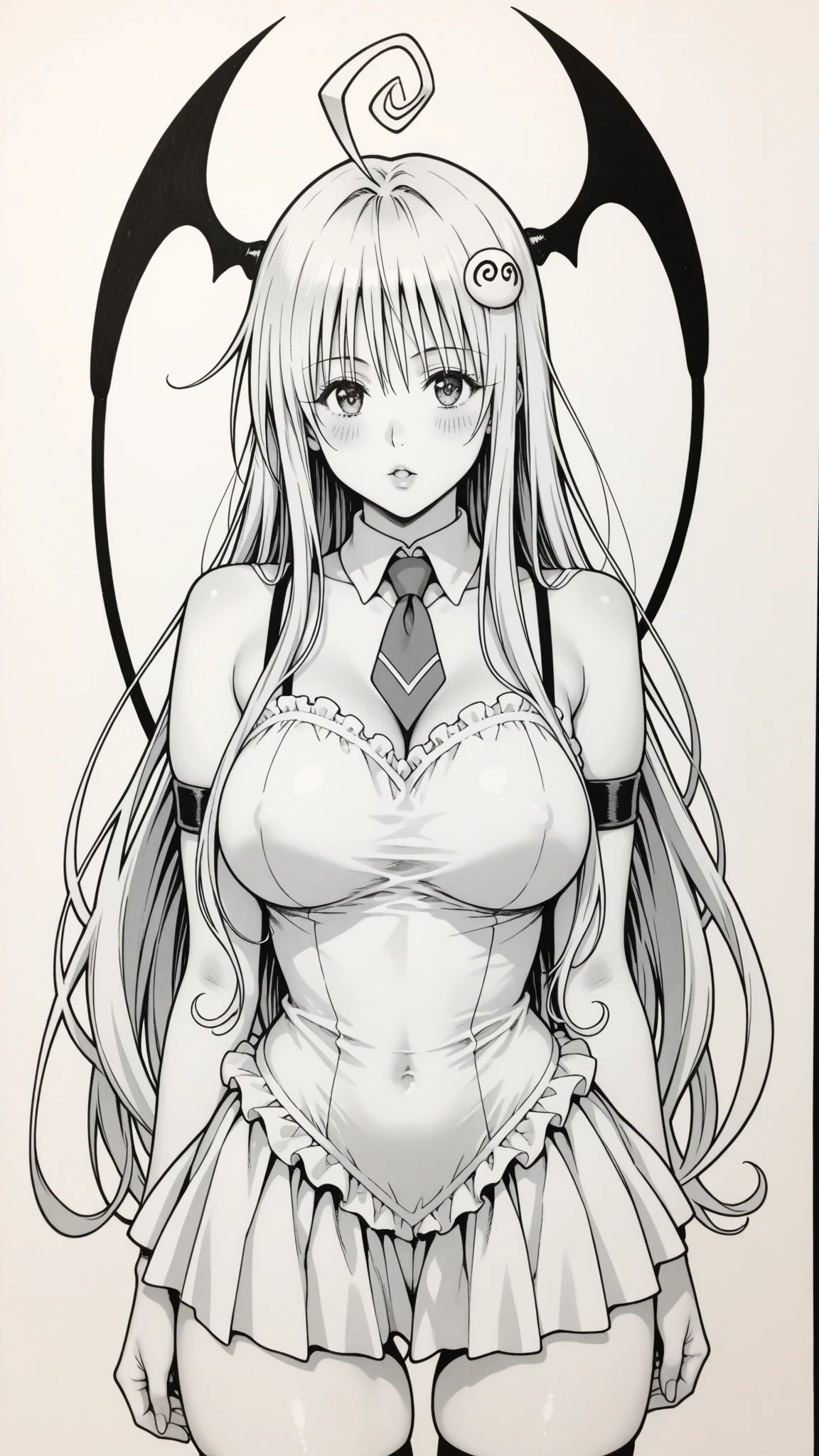 Keqing, genshin inpact, absurdres,highres,ultra detailed,ultra-detailed background,detailed background,extremly detailed,1girl,bunch of flowers,(zentangle:1.2),(geometric:1.2) black and white color palette, monochromatic, big tits, cleavage, sideboob, lingerie, realistic depiction