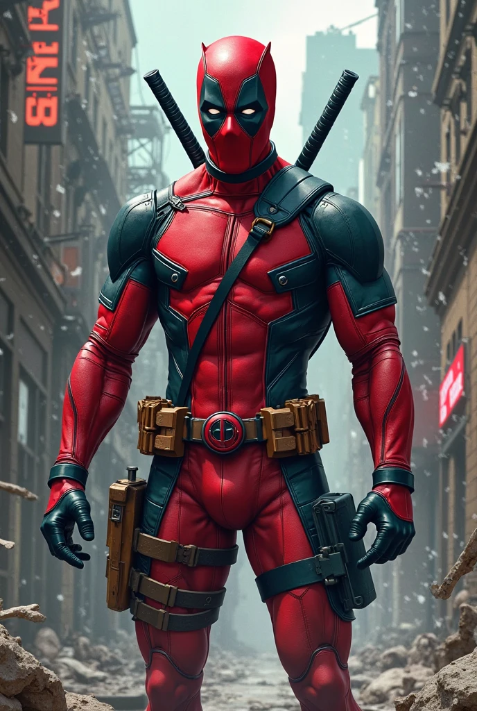 Deadpool drawing
