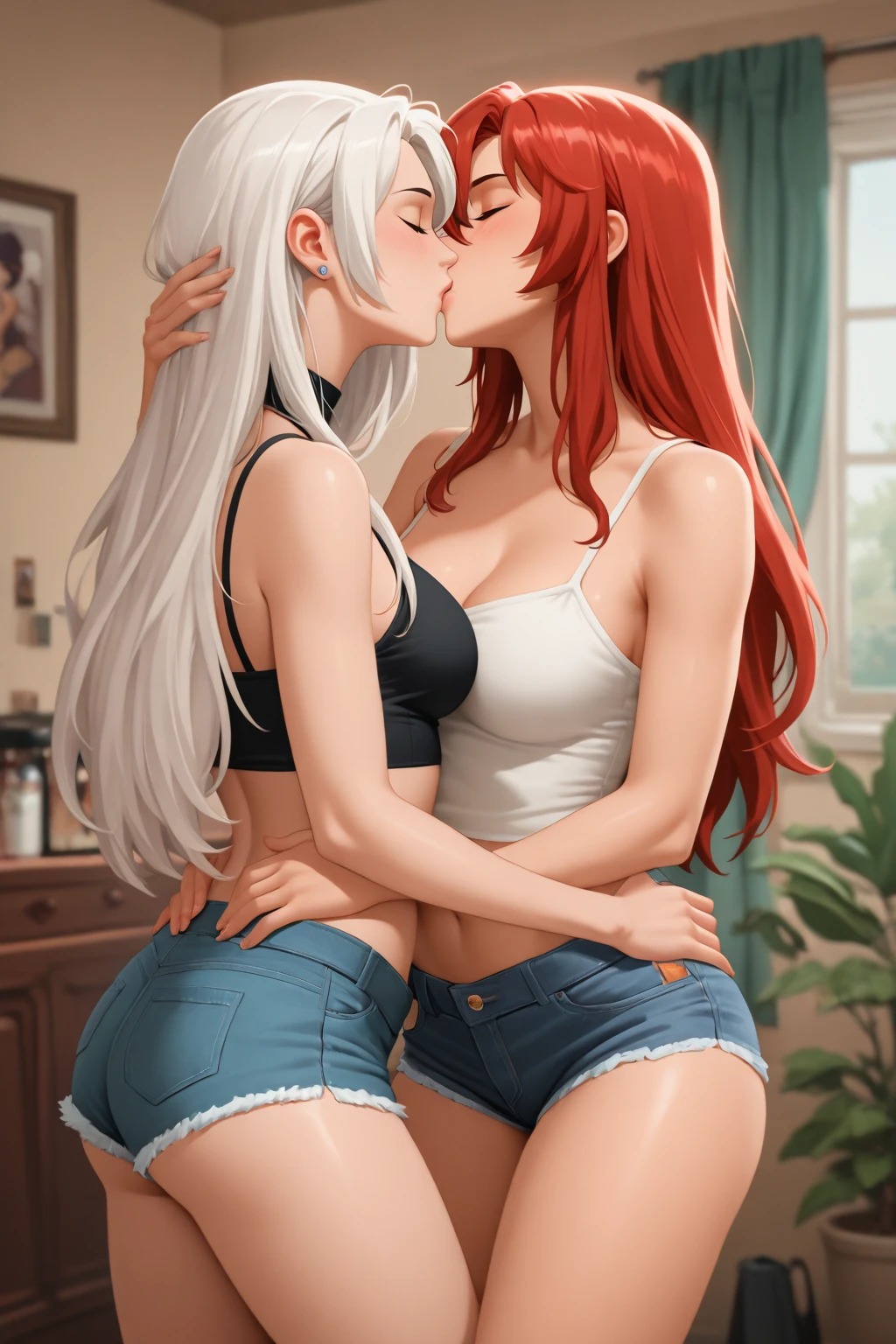 2 garotas , nude, foto de costas,bumbum aberto, wide anus, opening the anus with your fingers, soadas, sticking their tongues in each other's anuses.
