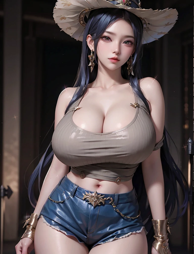 1girl,Tamaki,(Wearing Wedding_dress with Jewelry),(fashionable_Tattoos),(huge breasts),collarbone, cleavage,Detailed Hair,(Tattoos),(masterpiece:1.5),( best quality:1.4), ultra-detailed,(((realisetic))),8K,{ (photorealistic:1.37),movie soft light,