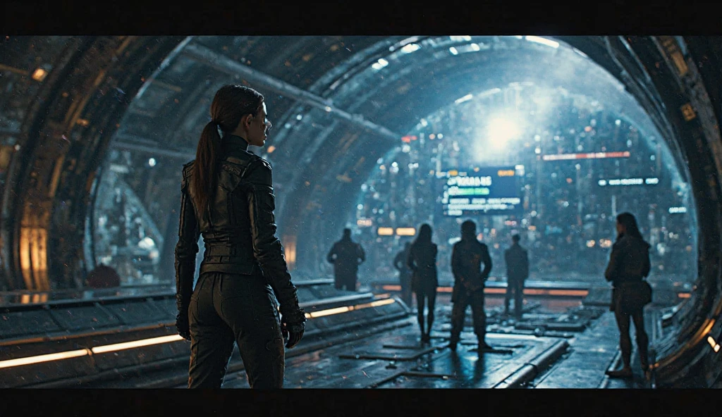 a futuristic civilization of women