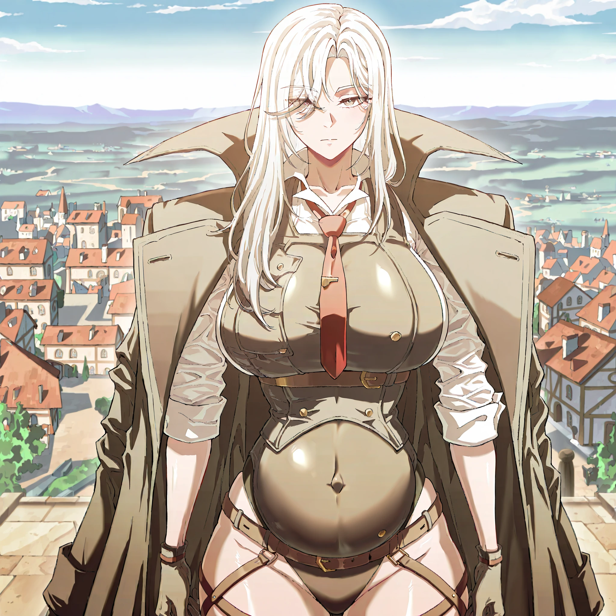 (height_difference:1.6), (size_difference:1.4), giantess, forest, path, (2girls:1.5), adventurer clothing, , (yuri:1.4), giantess, minigirl, two girls together, she is much taller than her, a giantess looking down at a minigirl, a giantess looming over a minigirl, eyes, face, collarbone, a giantess with a minigirl in front of her breasts