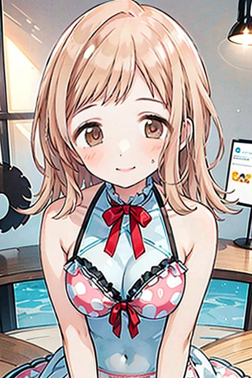 Cat、An illustration、Catカフェ、Cute clerk、Swimwear