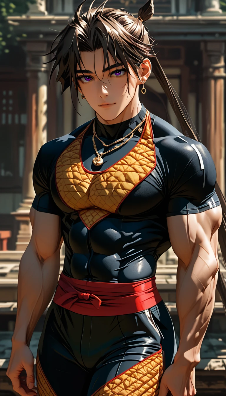 Ravan as anime character male