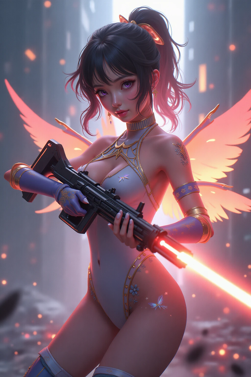 Goddess Pro-Photo 16k War submit Alderaan ruins devastated grab-handle-lightsaber-Lava-retina-glass-transparent-reflective-reflective strike mechanic flying blast-ball-shoot-multi-plasmalight DoF Anya Taylor Amber solo Cosplay 16K "Princess Leia" sweet delicate face mouth teeth smile short hairstyle symmetrical muscular body suave seductive dramatic bridaldress torn shoulders off shirt sleeve white lace collarbone papillotes silk satin felt seam strange sewing corsait med-skirt loose swinging spinel thick leather thighs covered open revealing boots solid voluminous fur shaved black Indigo underwear fullbodye heart DoF armor "Heavy Metal" gloves metallic 16k gothic covered flat opal copper bands ruby DoF Tourmaline 16k "star wars" throne Crystalline DoF masterpieces 16K Guweiz and James Jean by tattoo CGSCOSITY, etc. SunLight luminescence Realism Ultra Octane rendering UHD XT3 16K DSLR HDR "Unreal Engine 5"
