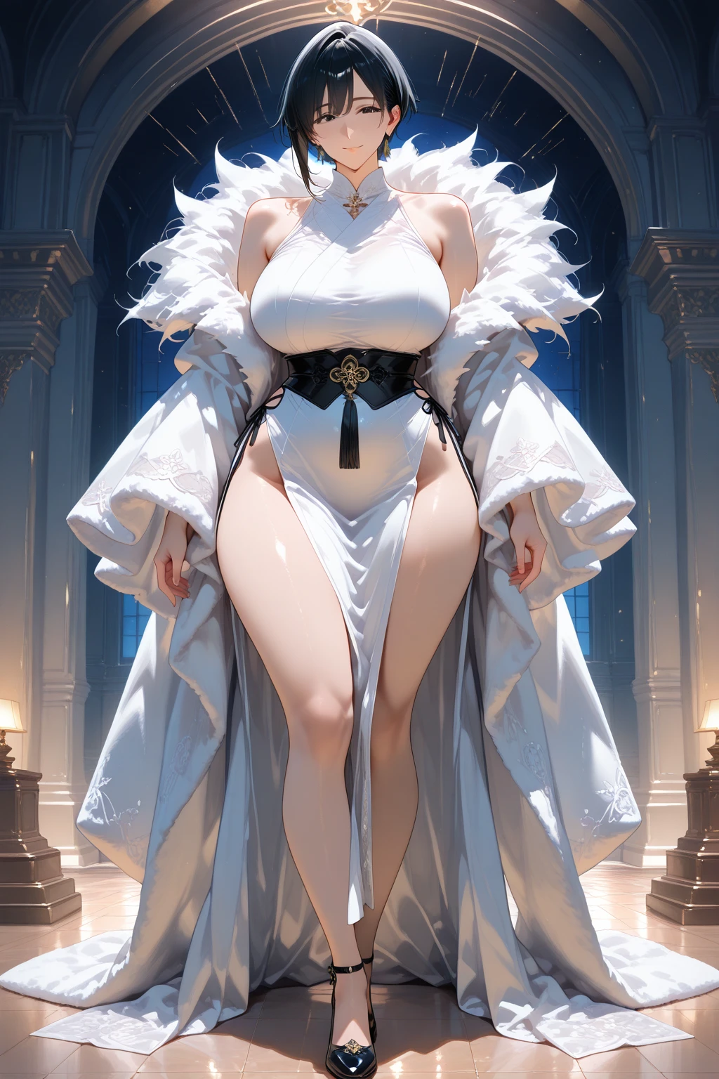 himeko, 1girl, mature, mature female, big breasts, looking at viewer, cinematic, 8k, best quality, masterpiece, hard lighting, amazing eye detail, prefect eyes, yellow eyes